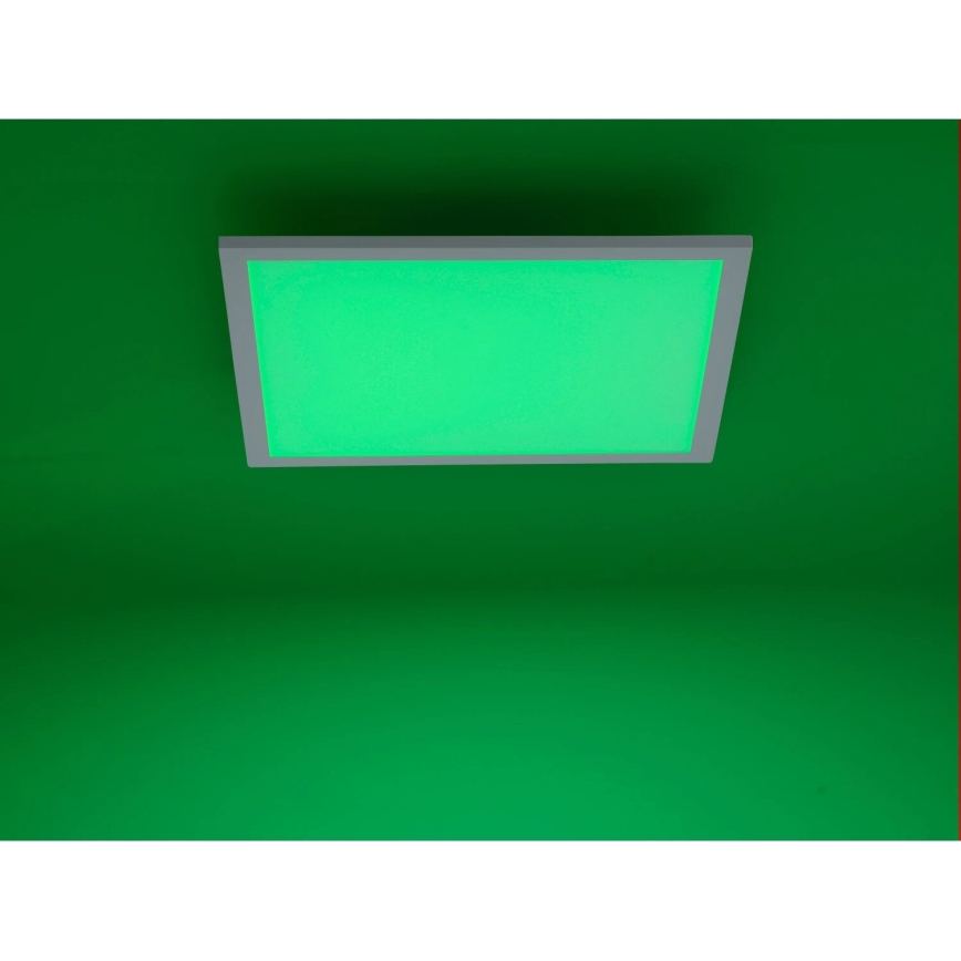 JUST LIGHT. 14681-16 - LED RGB Ljusreglerad fäst panel LOLA FLAT LED/28W/230V 2700-5000K + fjärrkontroll