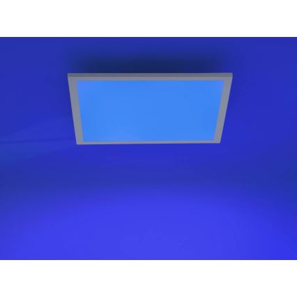 JUST LIGHT. 14681-16 - LED RGB Ljusreglerad fäst panel LOLA FLAT LED/28W/230V 2700-5000K + fjärrkontroll