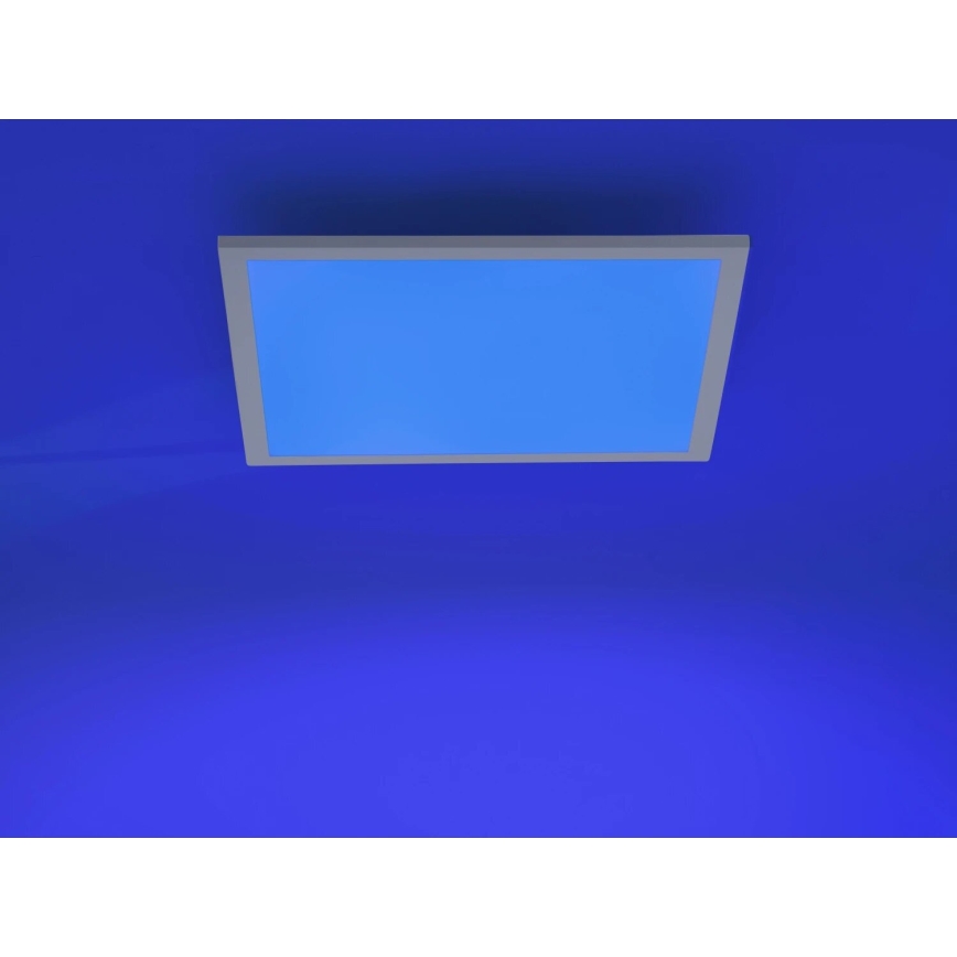 JUST LIGHT. 14681-16 - LED RGB Ljusreglerad fäst panel LOLA FLAT LED/28W/230V 2700-5000K + fjärrkontroll