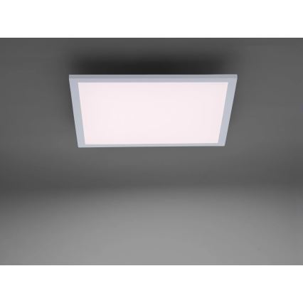 JUST LIGHT. 14681-16 - LED RGB Ljusreglerad fäst panel LOLA FLAT LED/28W/230V 2700-5000K + fjärrkontroll