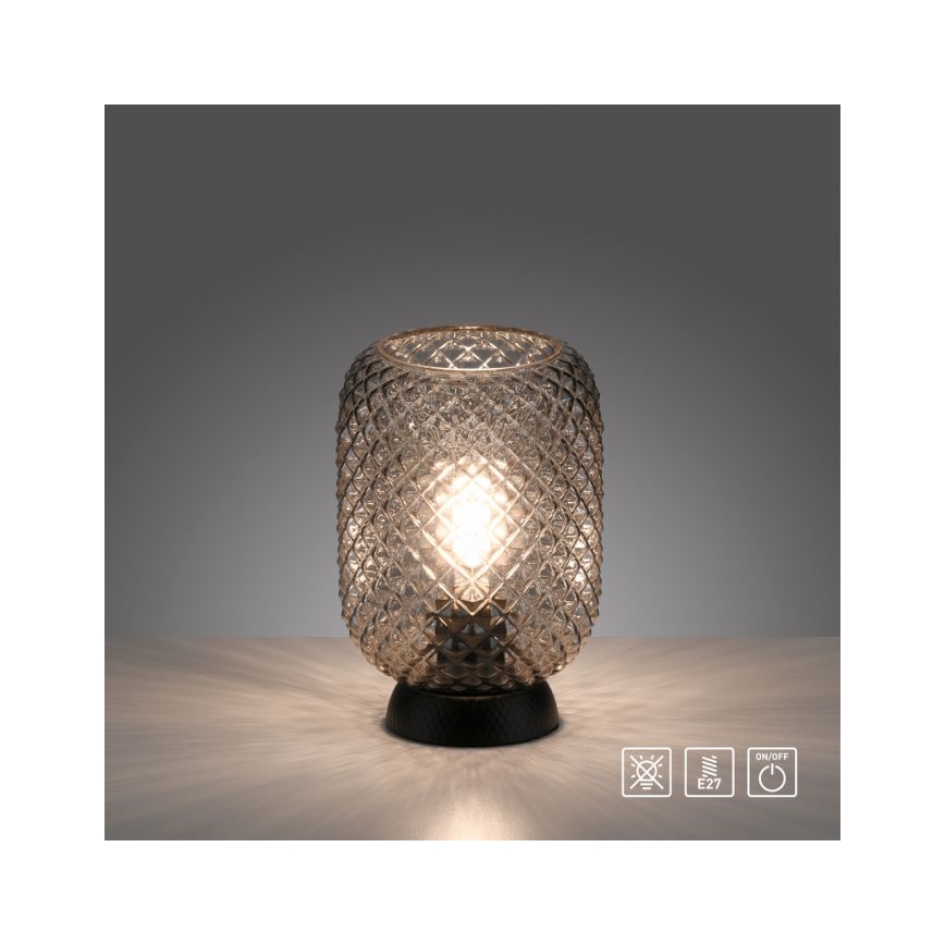 JUST LIGHT. 14906-18 - Bordslampa REISHI 1xE27/40W/230V svart