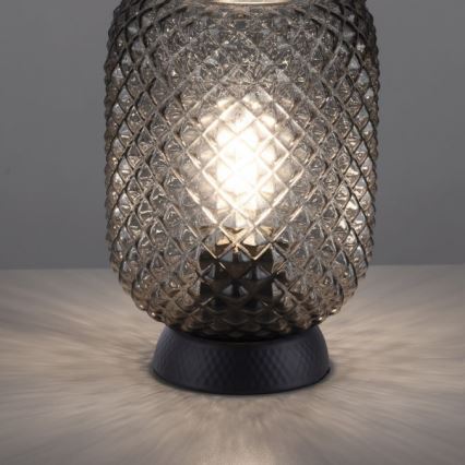 JUST LIGHT. 14906-18 - Bordslampa REISHI 1xE27/40W/230V svart