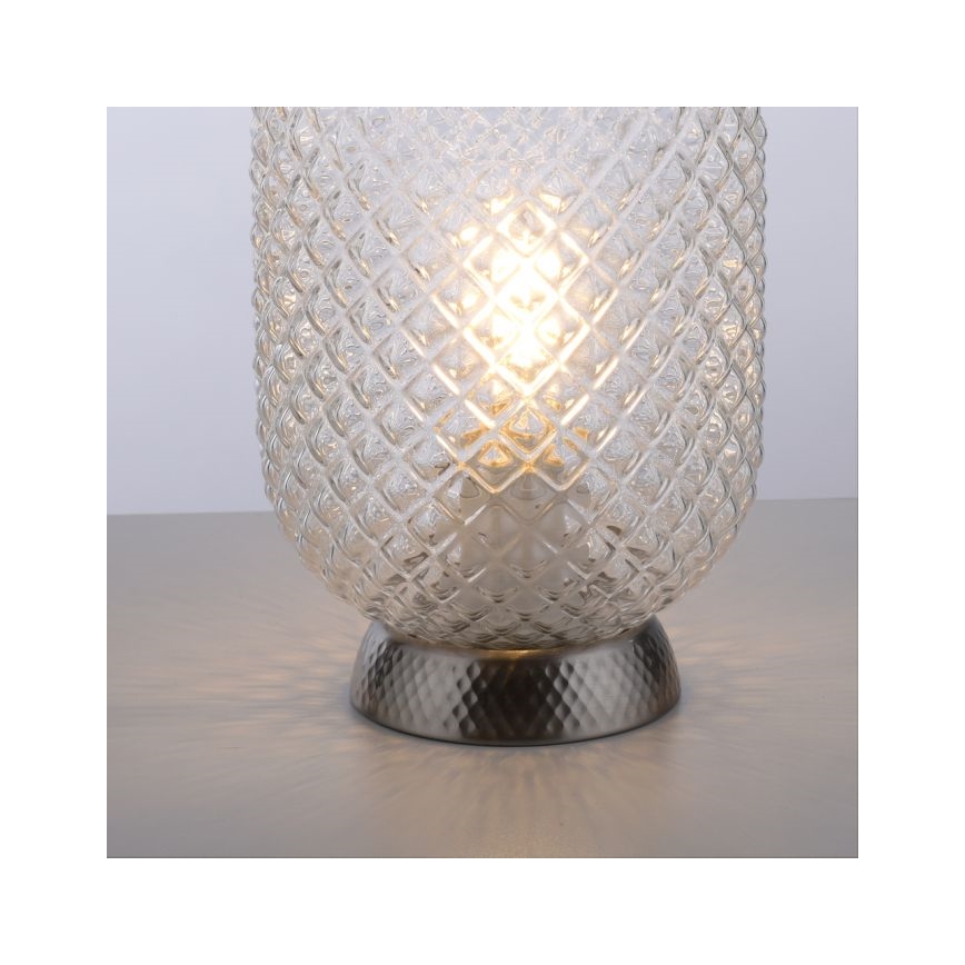 JUST LIGHT. 14906-55 - Bordslampa REISHI 1xE27/40W/230V matt krom