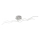 JUST LIGHT. 15126-55 - LED ytmonterad ljuskrona WAVE LED/29,4W/230V matt krom