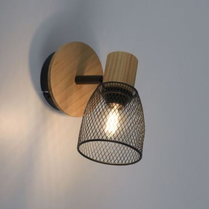 JUST LIGHT. 15191-79 - Väggspotlight TAMIS 1xE14/10W/230V tall