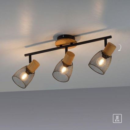 JUST LIGHT. 15193-79 - Spotlight TAMIS 3xE14/10W/230V