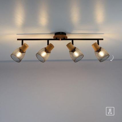 JUST LIGHT. 15194-79 - Spotlight TAMIS 4xE14/10W/230V