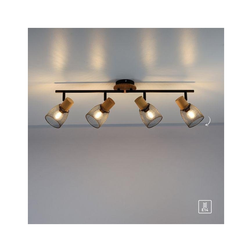JUST LIGHT. 15194-79 - Spotlight TAMIS 4xE14/10W/230V