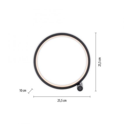 JUST LIGHT. 15395-18 - LED bordslampa MINI RITUS LED/10,5W/230V svart