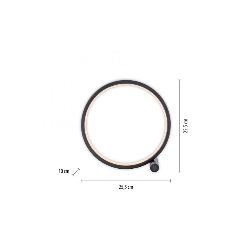 JUST LIGHT. 15395-18 - LED bordslampa MINI RITUS LED/10,5W/230V svart