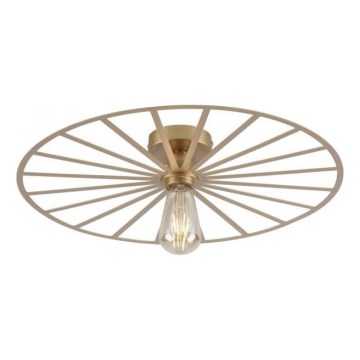JUST LIGHT. 15636-60 - Taklampa SPIKE 1xE27/40W/230V diameter 50 cm mässing