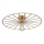 JUST LIGHT. 15636-60 - Taklampa SPIKE 1xE27/40W/230V diameter 50 cm mässing