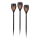JUST LIGHT. 19106-18-3 - KIT 3x LED solcellsbelysning FACKEL LED/0,24W/3,7V IP44 svart