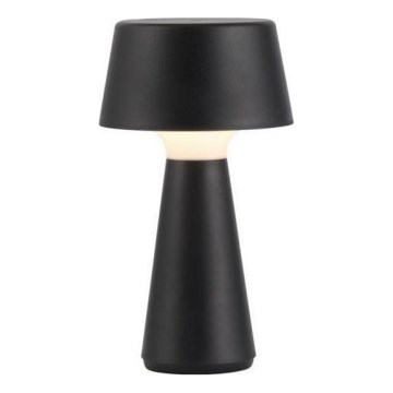 JUST LIGHT. 19260-18 - LED Ljusreglerad beröring utomhus lampa ABERA LED/3W/3,7V 2000 mAh USB IP54 svart