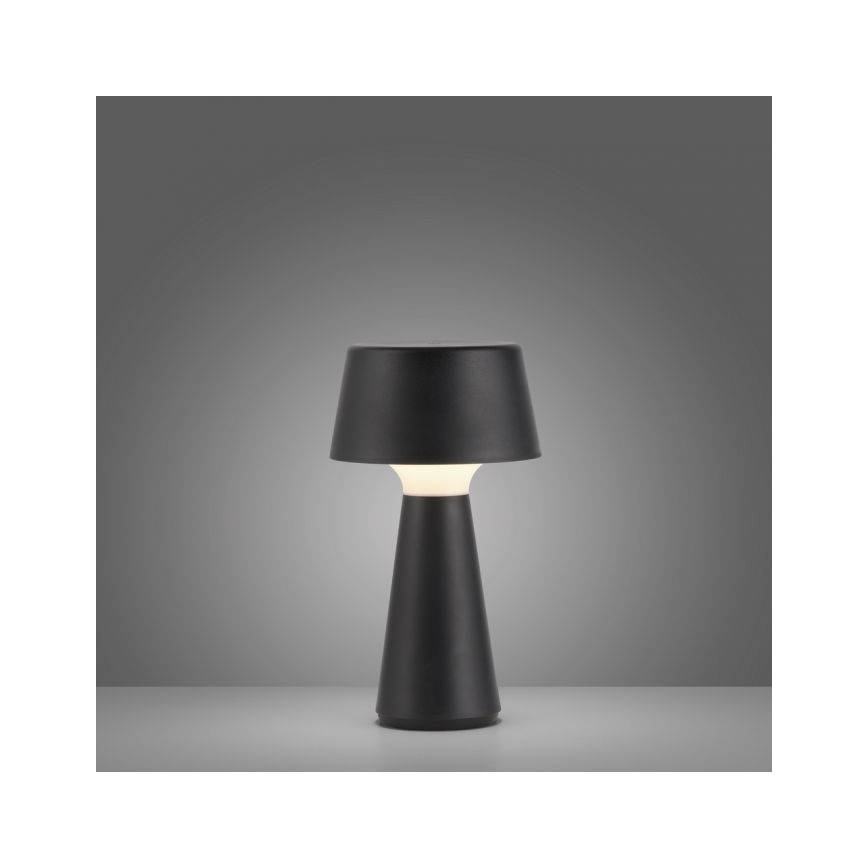 JUST LIGHT. 19260-18 - LED Ljusreglerad beröring utomhus lampa ABERA LED/3W/3,7V 2000 mAh USB IP54 svart