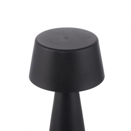 JUST LIGHT. 19260-18 - LED Ljusreglerad beröring utomhus lampa ABERA LED/3W/3,7V 2000 mAh USB IP54 svart