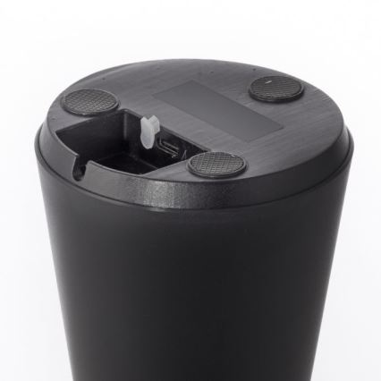 JUST LIGHT. 19260-18 - LED Ljusreglerad beröring utomhus lampa ABERA LED/3W/3,7V 2000 mAh USB IP54 svart