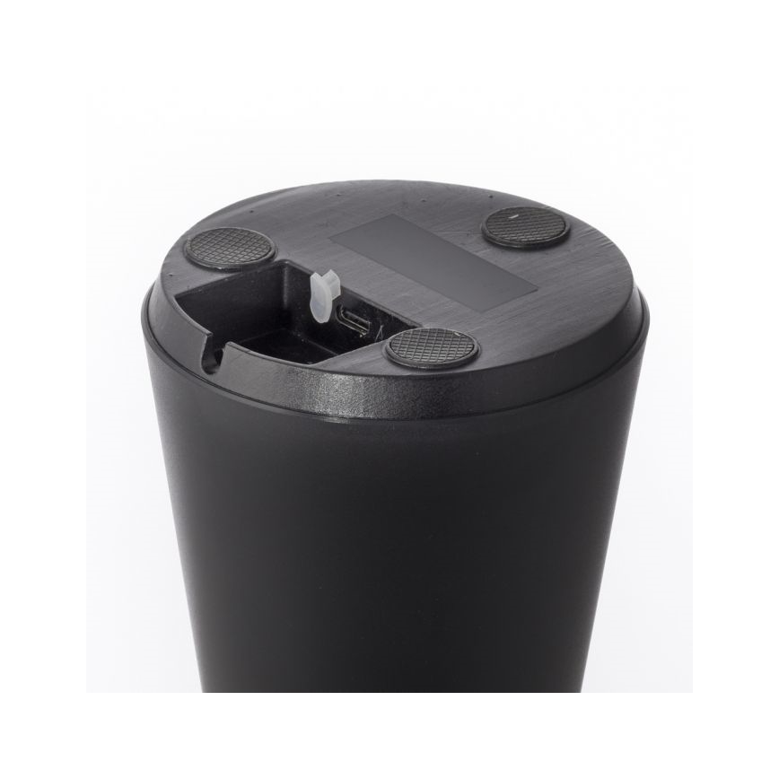 JUST LIGHT. 19260-18 - LED Ljusreglerad beröring utomhus lampa ABERA LED/3W/3,7V 2000 mAh USB IP54 svart