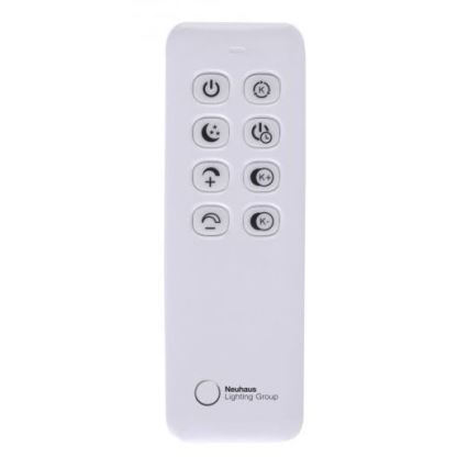 JUST LIGHT. 6245-18 - Dimbar LED ytmonterad ljuskrona LOOP 3xLED/11W/230V 2700-5000K + fjärrkontroll
