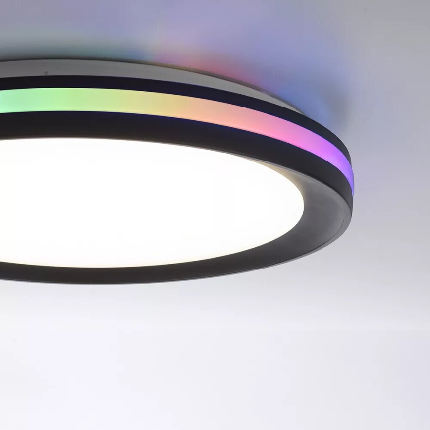 JUST LIGHT. 7509018 - LED RGBW Dimbar taklampa GANGES LED/24W/230V 2700-5000K + fjärrkontroll