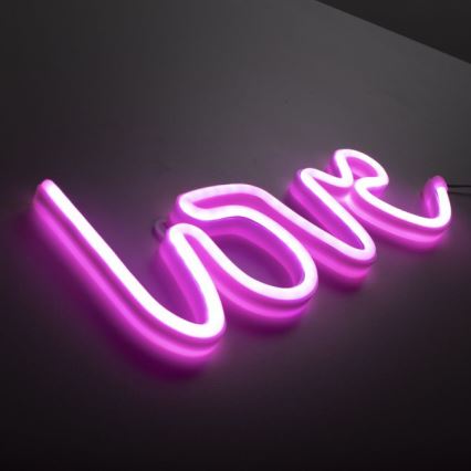 JUST LIGHT. 85021-87 - LED Neon väggdekoration NEON LED/6,5W/5V Love