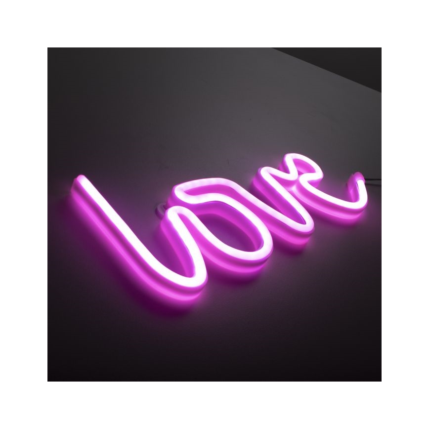 JUST LIGHT. 85021-87 - LED Neon väggdekoration NEON LED/6,5W/5V Love
