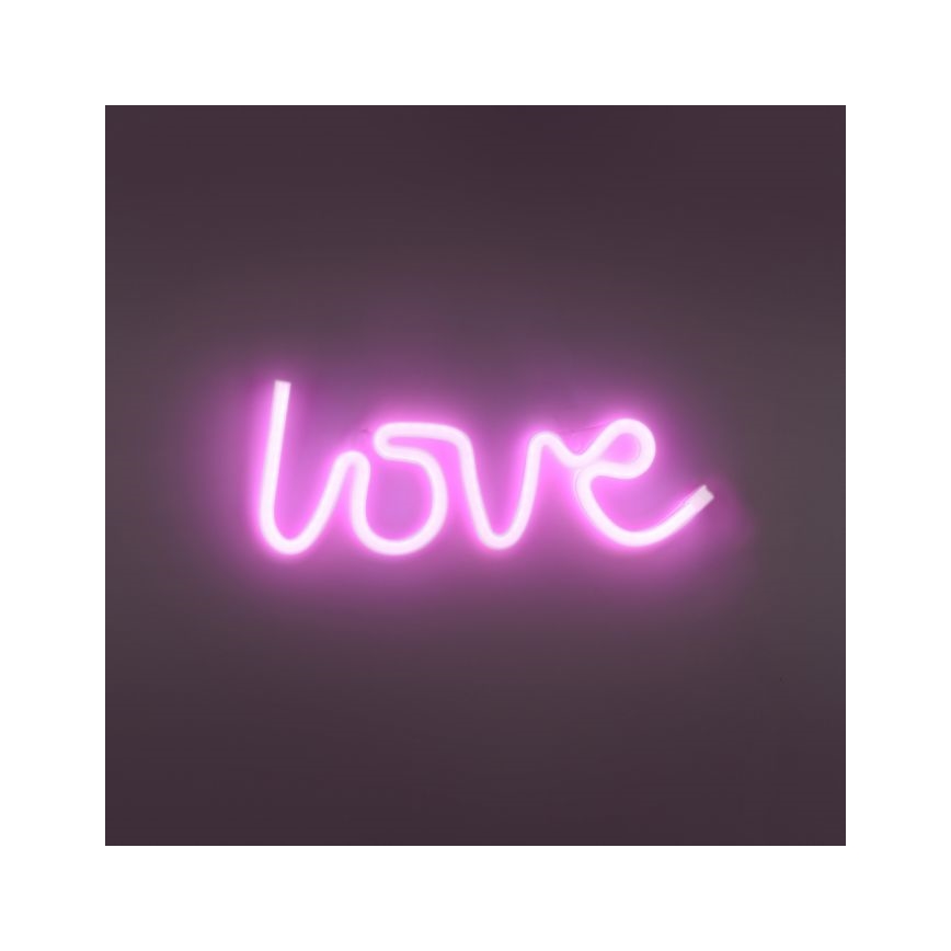 JUST LIGHT. 85021-87 - LED Neon väggdekoration NEON LED/6,5W/5V Love