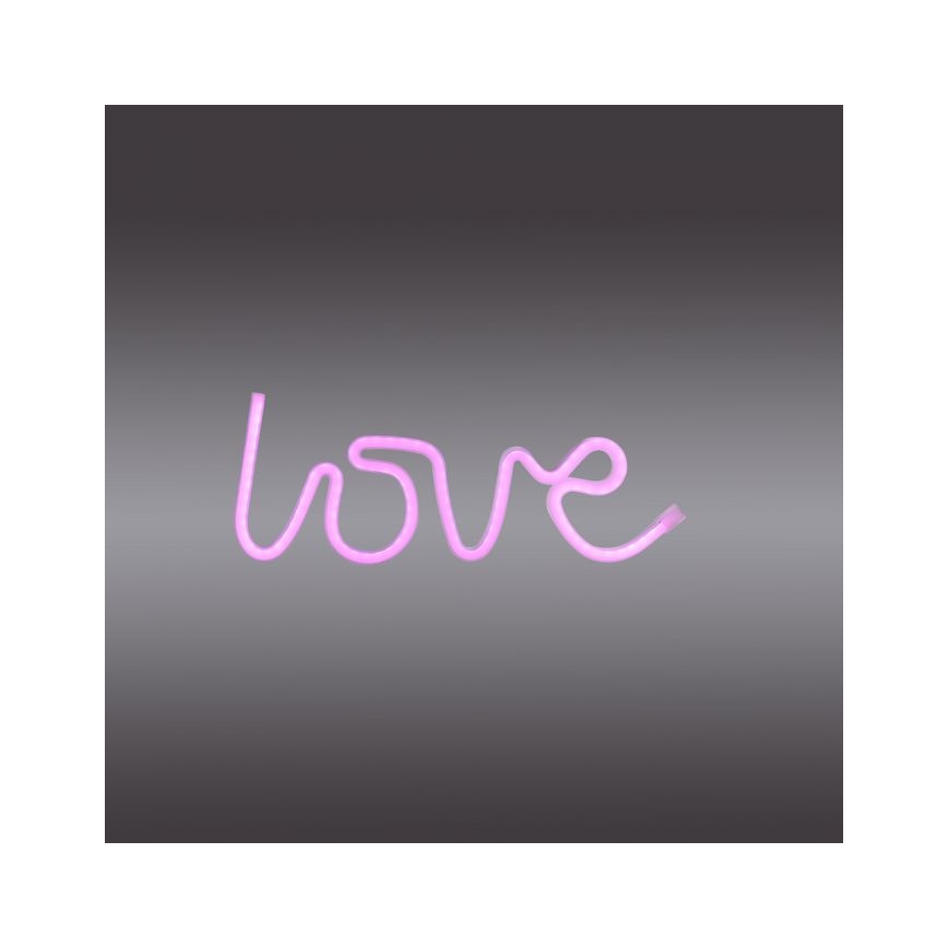 JUST LIGHT. 85021-87 - LED Neon väggdekoration NEON LED/6,5W/5V Love