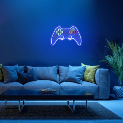 JUST LIGHT. 85022-70 - LED Neon väggdekoration NEON 1xLED/6,5W/5V gamer