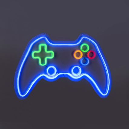 JUST LIGHT. 85022-70 - LED Neon väggdekoration NEON 1xLED/6,5W/5V gamer