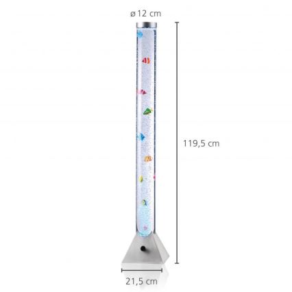 JUST LIGHT. 85106-55 - LED RGB Dekorativ golvlampa AVA 12xLED/0,06W/230V