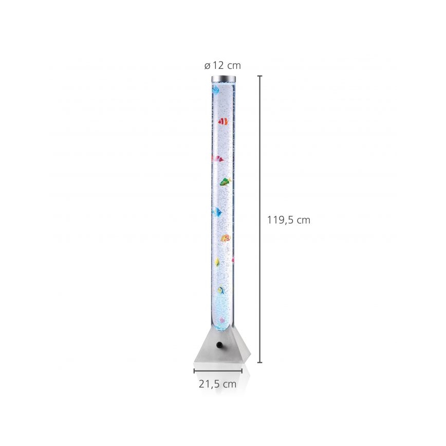 JUST LIGHT. 85106-55 - LED RGB Dekorativ golvlampa AVA 12xLED/0,06W/230V
