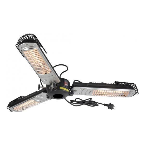 JUST LIGHT. 99513-18 - Utomhus värmeelement GLOW 3x650W/1300W/2000W/230V IP34