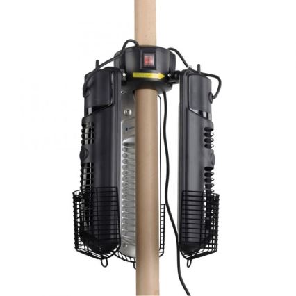 JUST LIGHT. 99513-18 - Utomhus värmeelement GLOW 3x650W/1300W/2000W/230V IP34