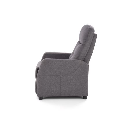 Justerbar fåtölj FELIPE grå