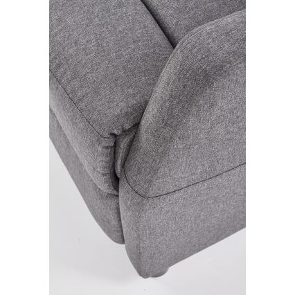 Justerbar fåtölj FELIPE grå