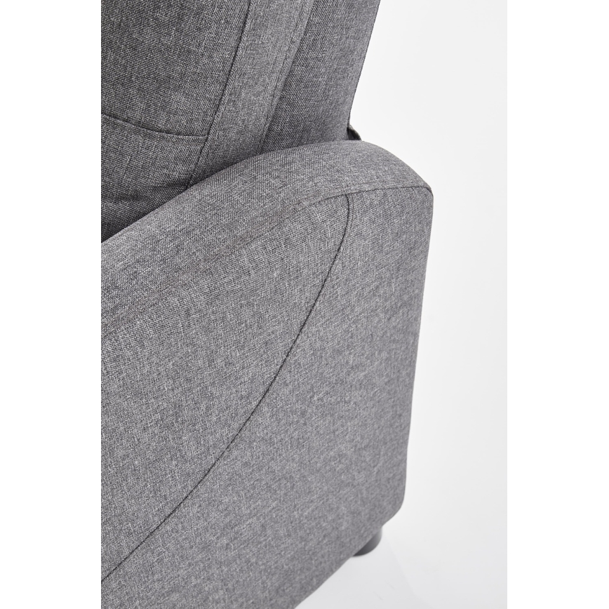 Justerbar fåtölj FELIPE grå