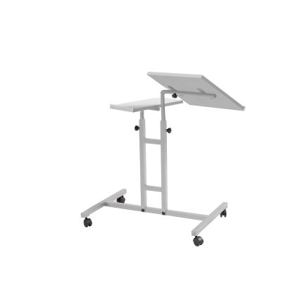 Justerbart bord GLEN 87x67 cm vit