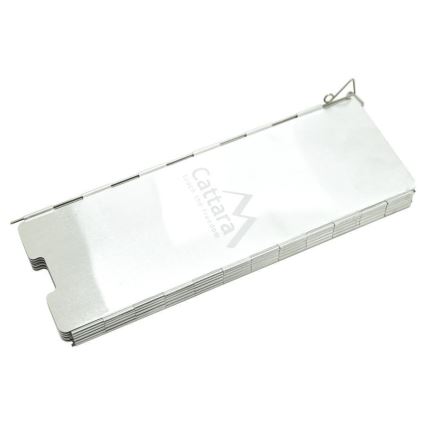 Kamin vindruta 24x83cm matt krom