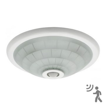 Kanlux 18120 - Takbelysning med a PIR-sensor FOGLER 2xE27/40W/230V