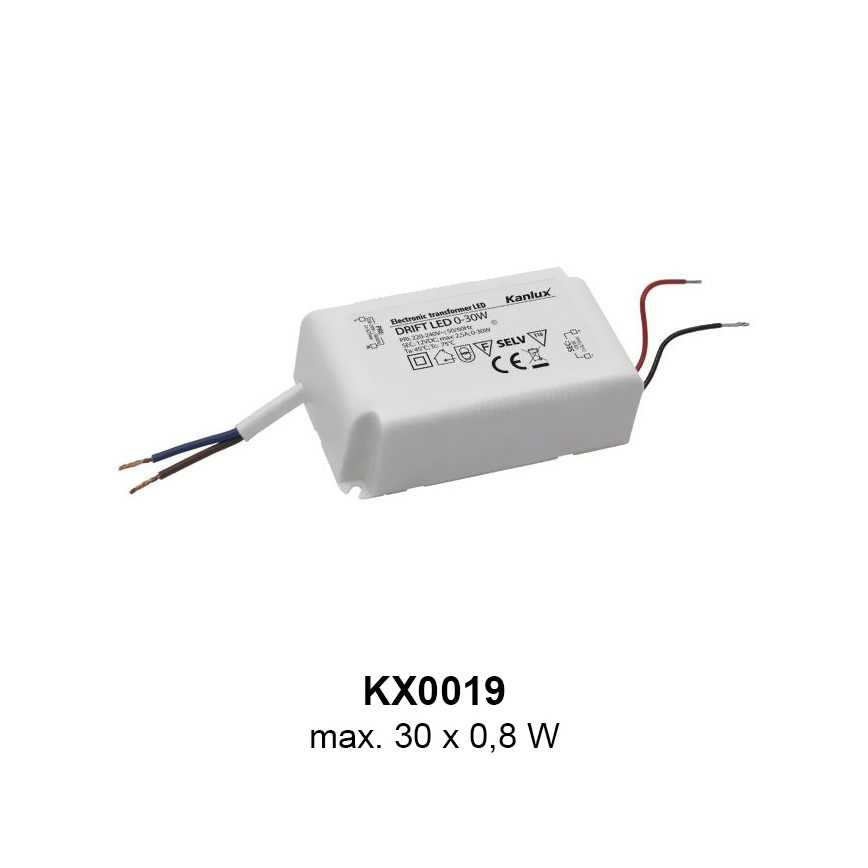 Kanlux 23100 - LED Nattlampa SOLA 1xLED/0,8W/12V