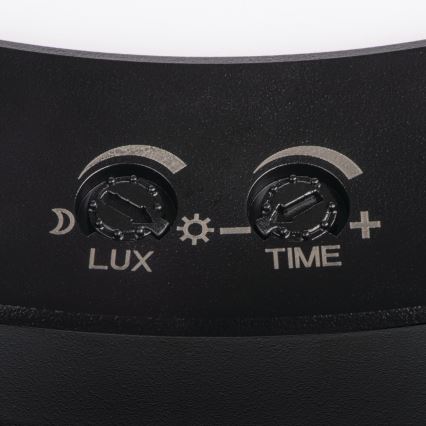 LED Tak/upphängd taklampa med rörelsedetektor 2i1 ERGA LED/17W/230V 3000/4000/6500K svart