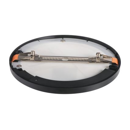 LED Tak/upphängd taklampa med rörelsedetektor 2i1 ERGA LED/17W/230V 3000/4000/6500K svart