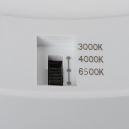 LED Tak/upphängd taklampa med rörelsedetektor 2i1 ERGA LED/17W/230V 3000/4000/6500K vit