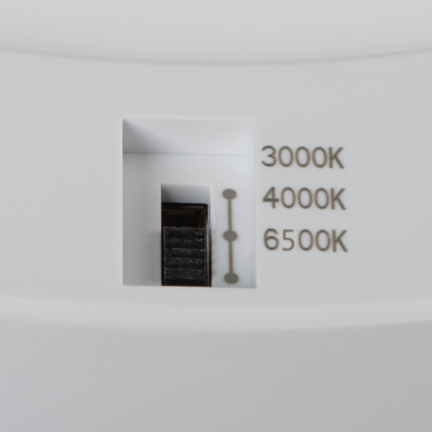 LED Tak/upphängd taklampa med rörelsedetektor 2i1 ERGA LED/17W/230V 3000/4000/6500K vit