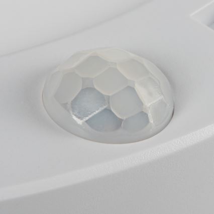 LED Tak/upphängd taklampa med rörelsedetektor 2i1 ERGA LED/17W/230V 3000/4000/6500K vit
