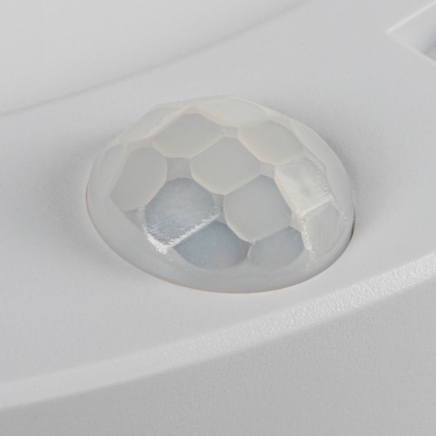 LED Tak/upphängd taklampa med rörelsedetektor 2i1 ERGA LED/17W/230V 3000/4000/6500K vit