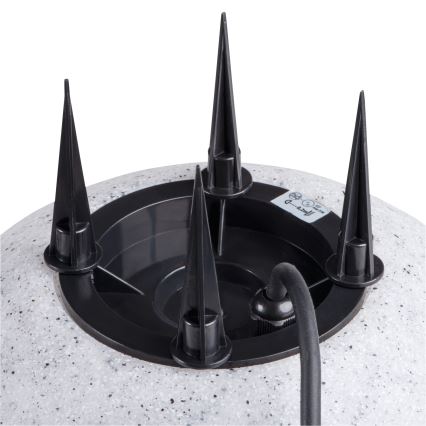 Utomhuslampa STONO 1xE27/25W/230V Ø 30 cm IP65