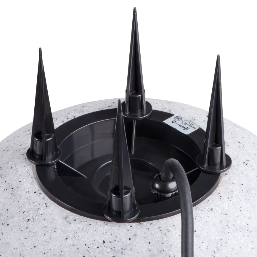 Utomhuslampa STONO 1xE27/25W/230V Ø 30 cm IP65