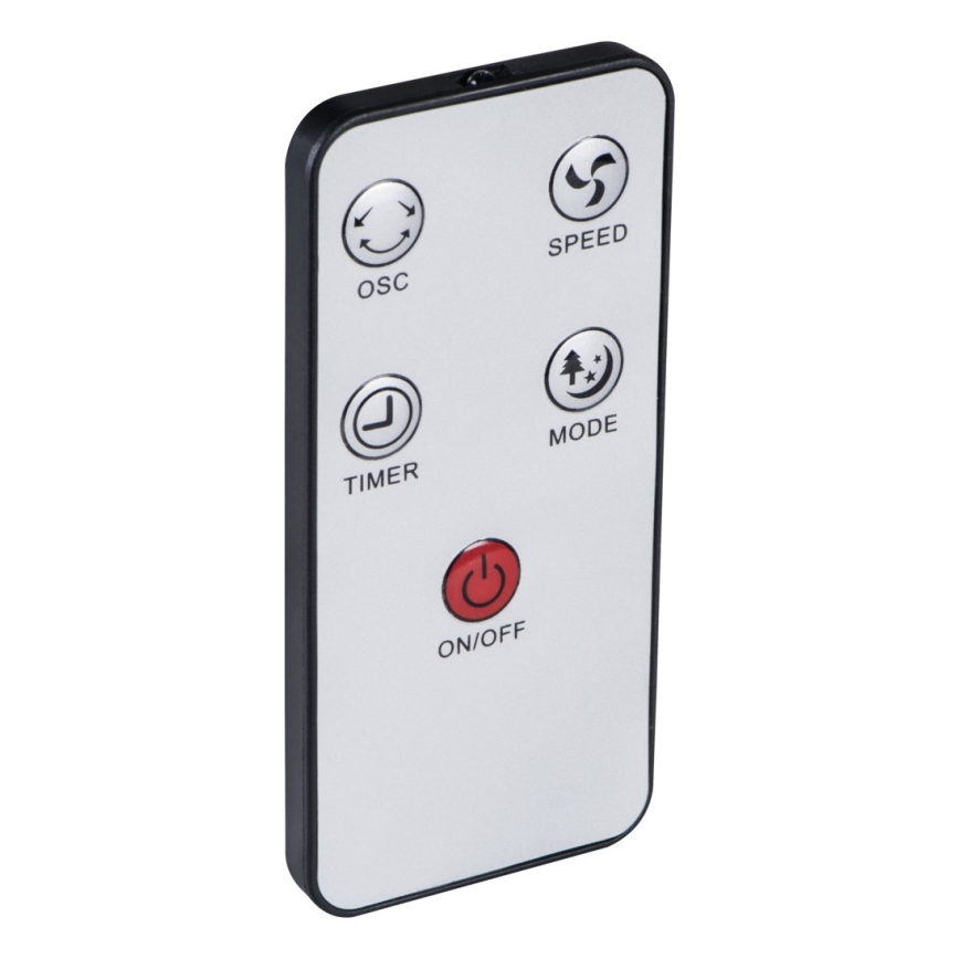 Golvfläkt VENICO 40W/230V silver + Fjärrstyrd